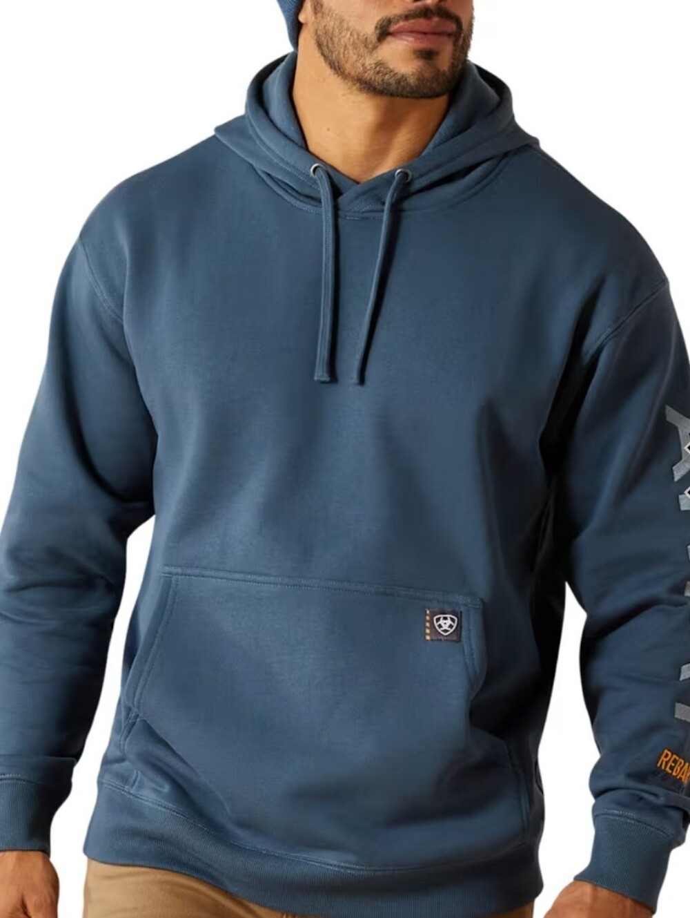 Ariat Men's Slate Blue Pullover Hoodie